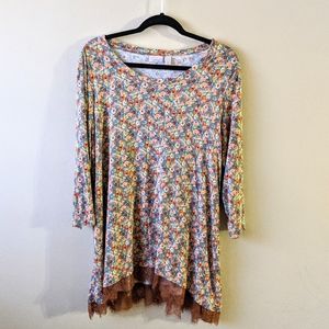 LOGO Floral Long Sleeve Shirt